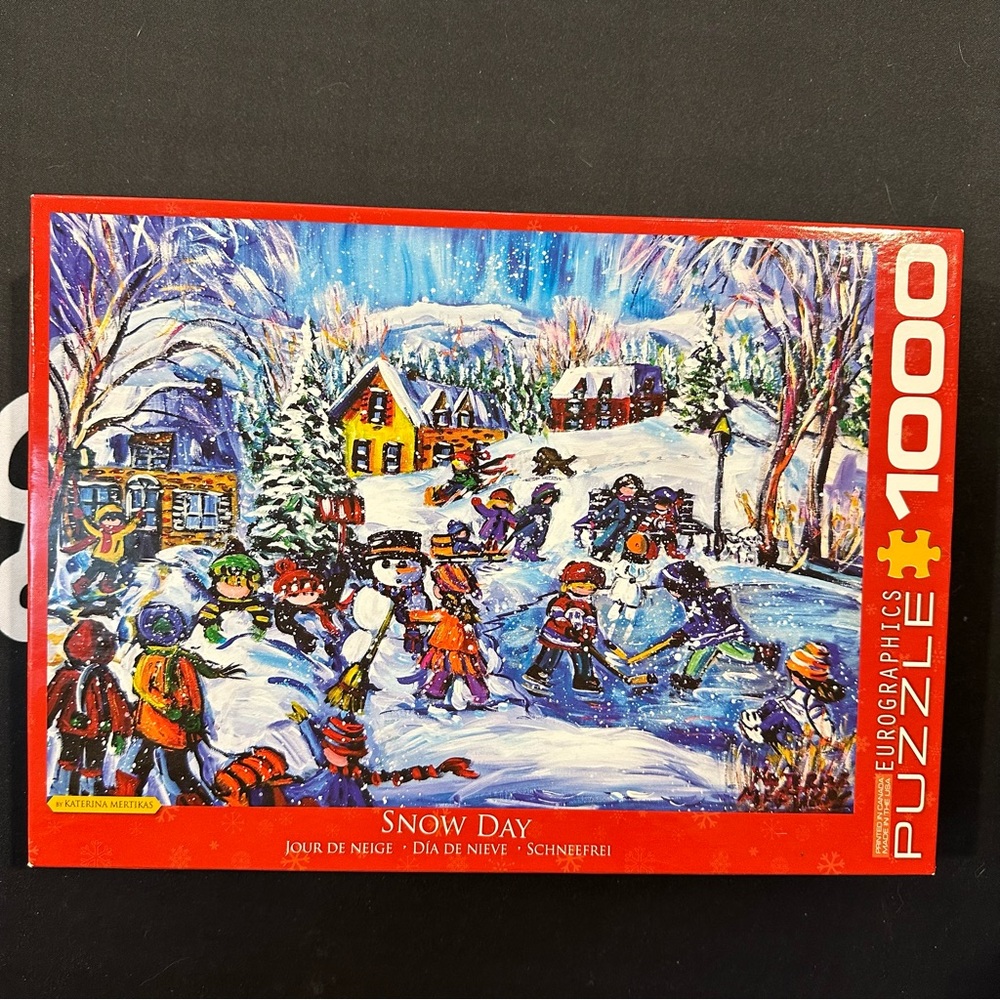 EUROGRAPHICS 1000pc Snow Day Puzzle